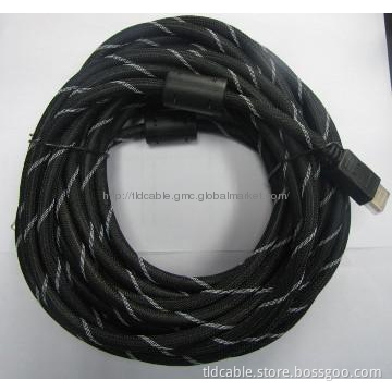 HDMI cable 1080p gold plated with Nylon net